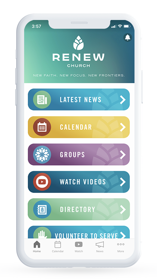 Renew Church Center App